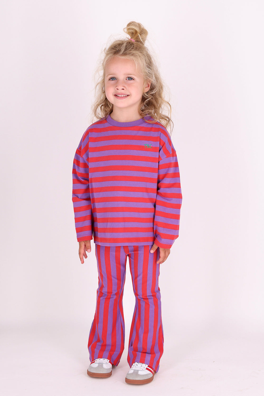 Lou longsleeve chive blossom stripe