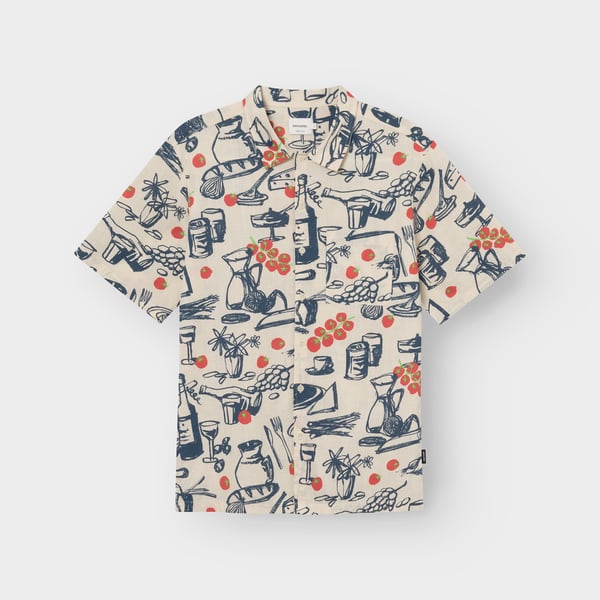 Shirt Brantevik Dinner Time Blue GOTS