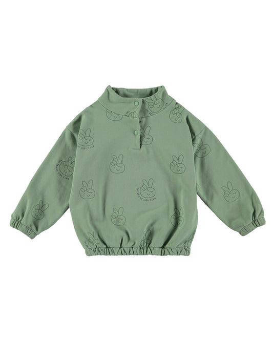 SWEATSHIRT - HANDS GREEN