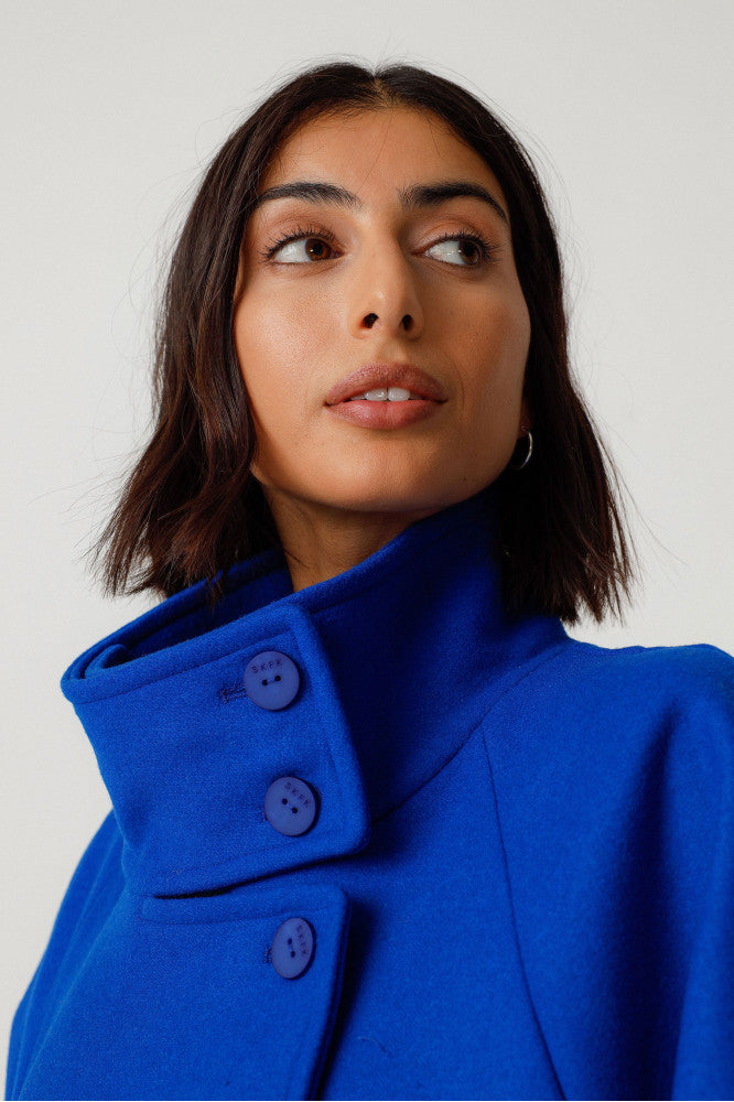 Manteau Uria - Bleu Indigo