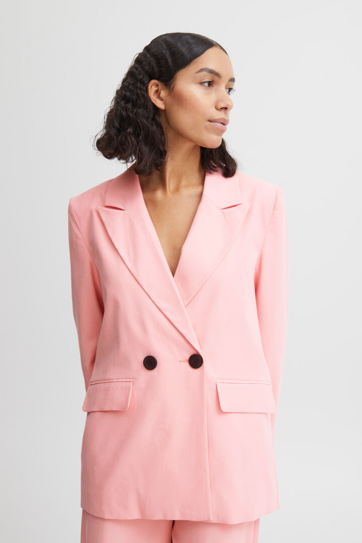 Byfvelena Blazer - Heavy Woven - Quartz pink