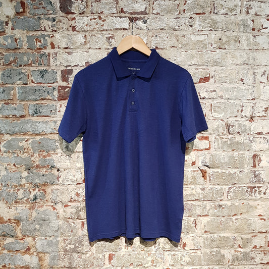 Hemp Polo - Blue Night