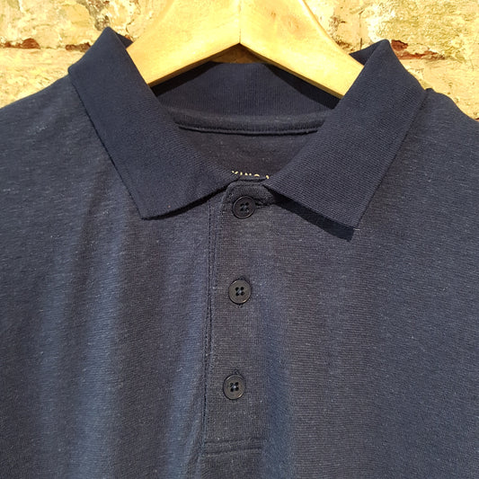 Hemp Polo - Blue Night