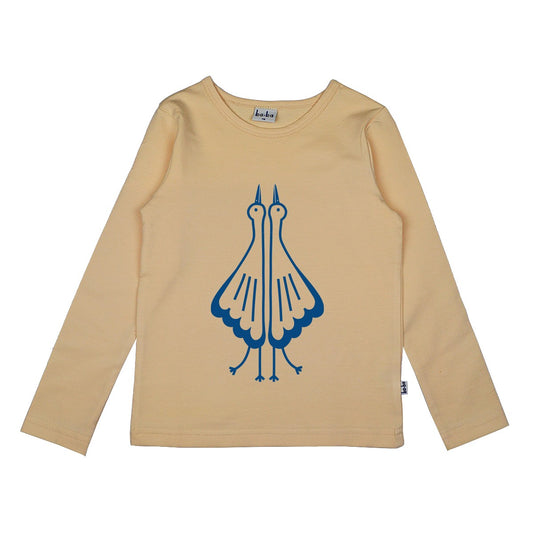 - Birds Longsleeve - Autumn Blond