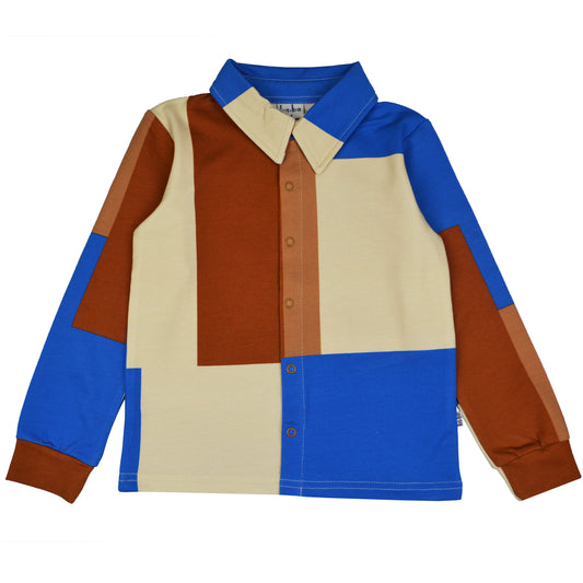 - Boys Shirt Longsleeves - Colorblock