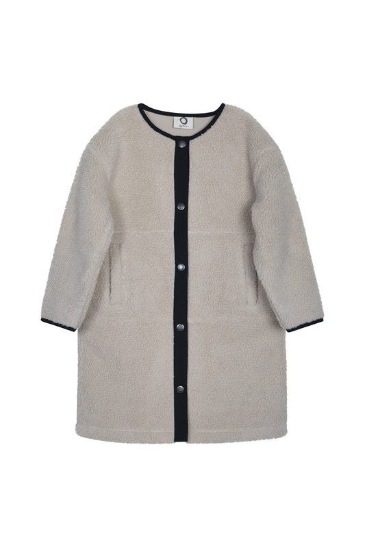 - Palle Pile Coat - Cold Beige