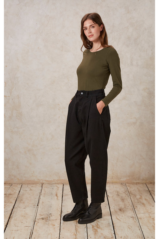 Alexis tapered trousers - Black