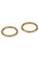 Beaten Rings (set of 2) - Brass