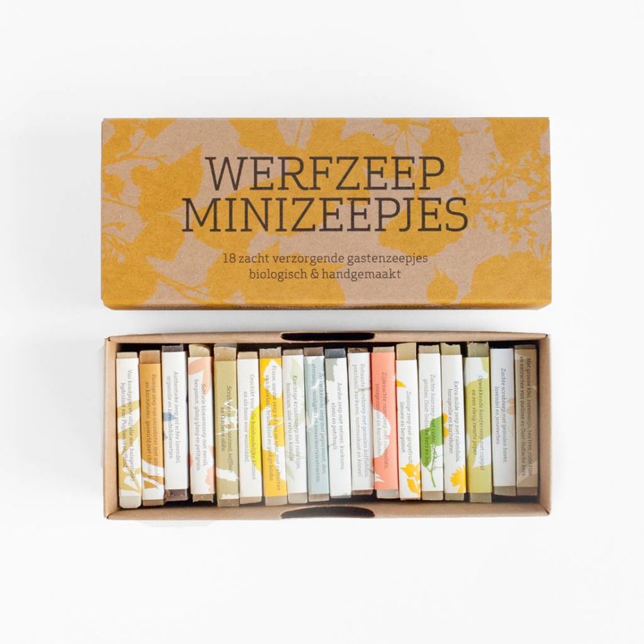 Werfzeep - Minizeepjes/18 stuks