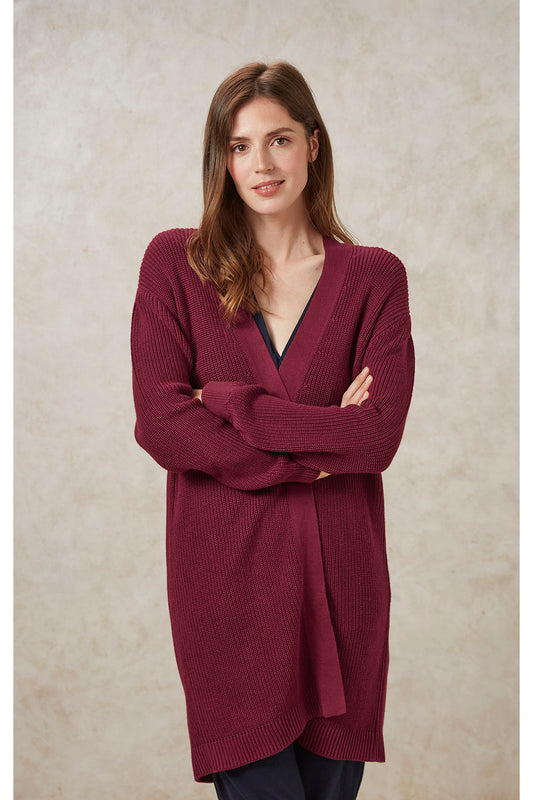 Linden Cardigan - Burgundy