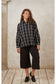 Nadia Checked Shirt - Black check