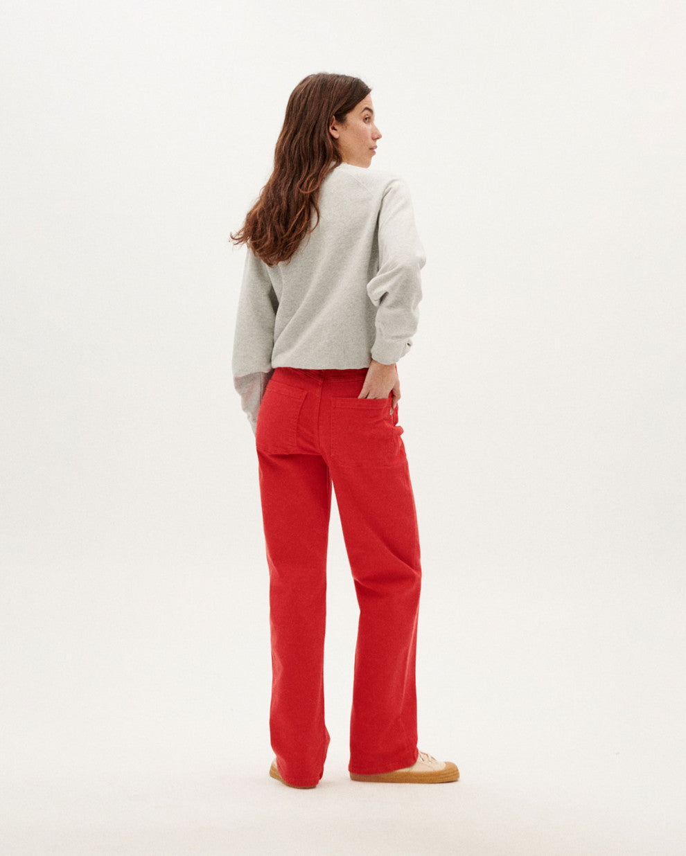 Theresa Pants - Lava Red